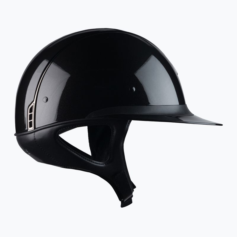Samshield Miss Shieldshadow Glänzend schwarzer Reithelm 3125659030844 4