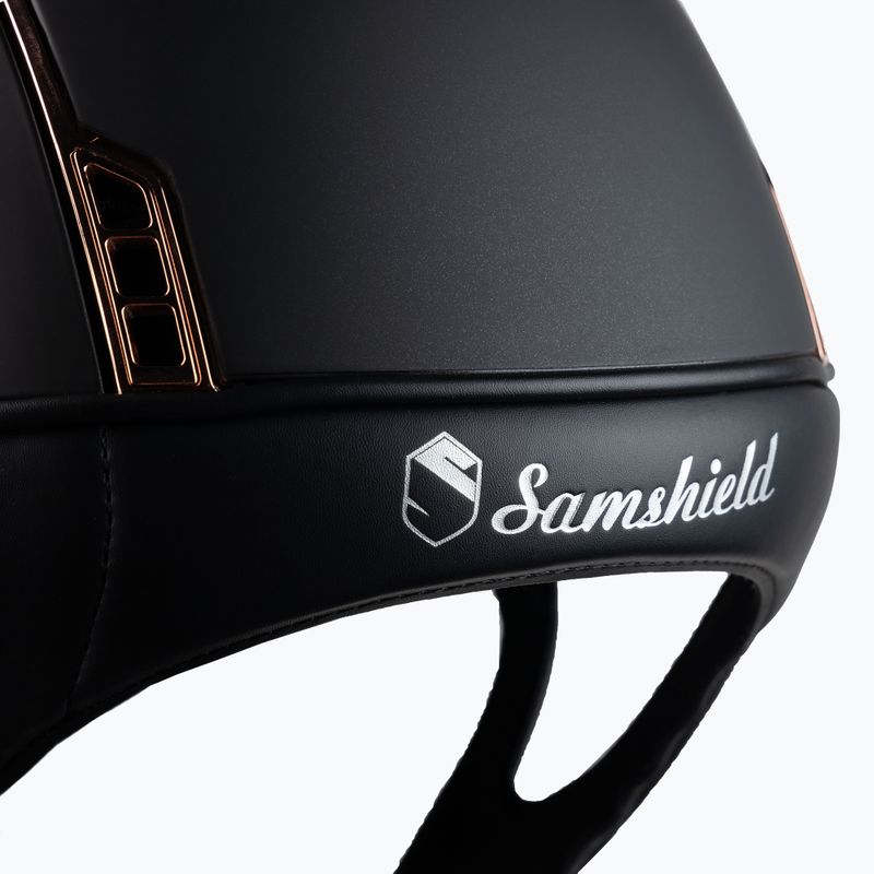 Samshield Miss Shield Shadowmatt Reithelm rose gold  schwarz 3125659493526 6