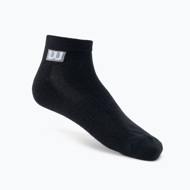 Wilson Herren Trainingssocken 3PP Premium Low Cut 3er Pack schwarz W8F2B-3730