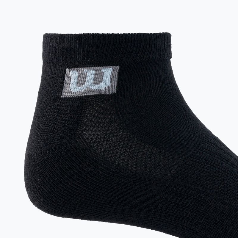 Wilson Herren Trainingssocken 3PP Premium Low Cut 3er Pack schwarz W8F2B-3730 3