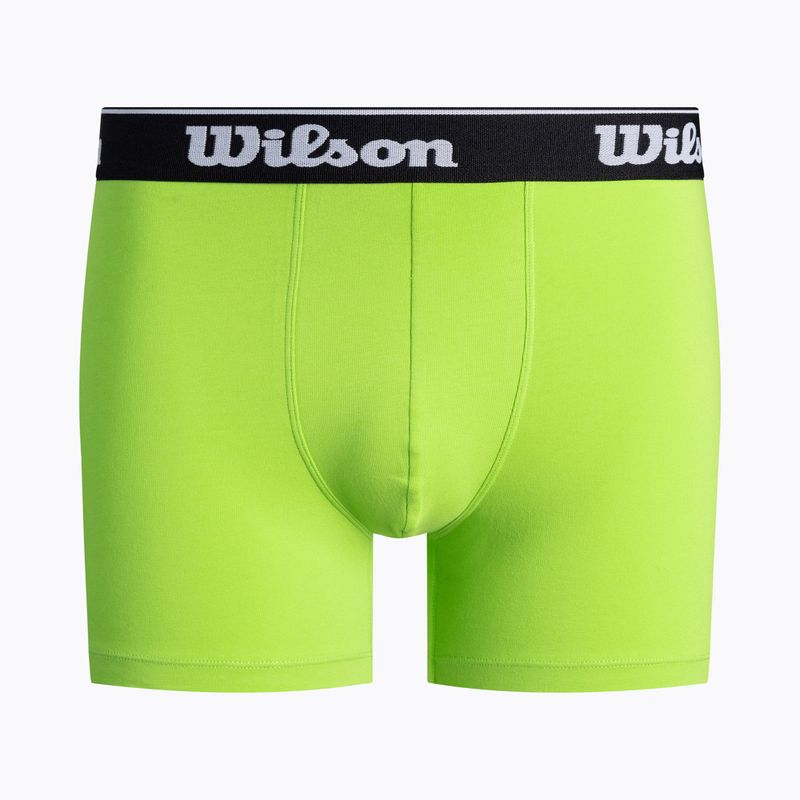 Wilson Herren Boxershorts 2er Pack schwarz/grün W875V-270M 3