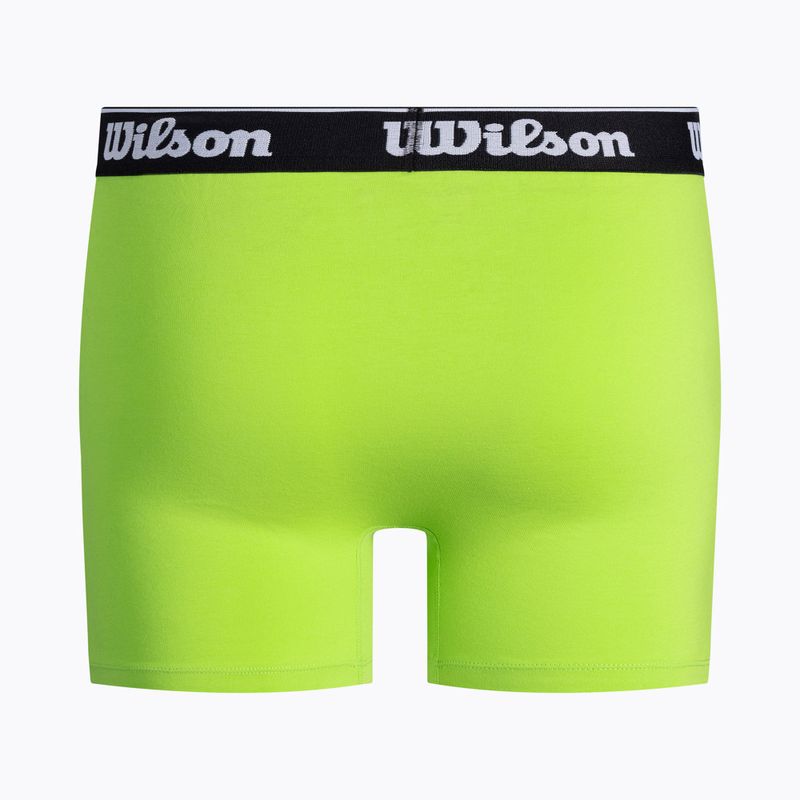 Wilson Herren Boxershorts 2er Pack schwarz/grün W875V-270M 5