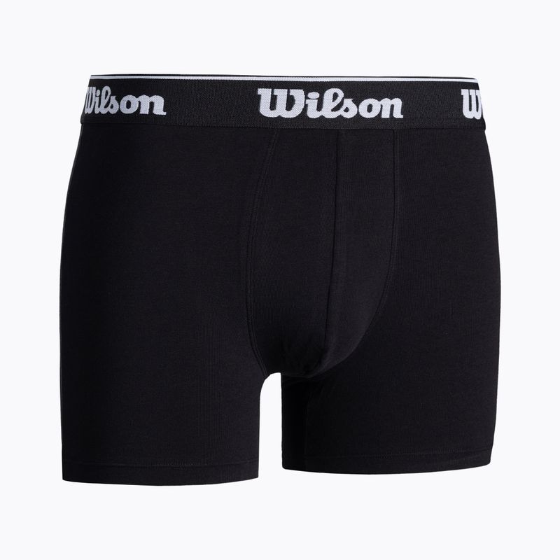 Wilson Herren Boxershorts 2er Pack schwarz/grün W875V-270M 6