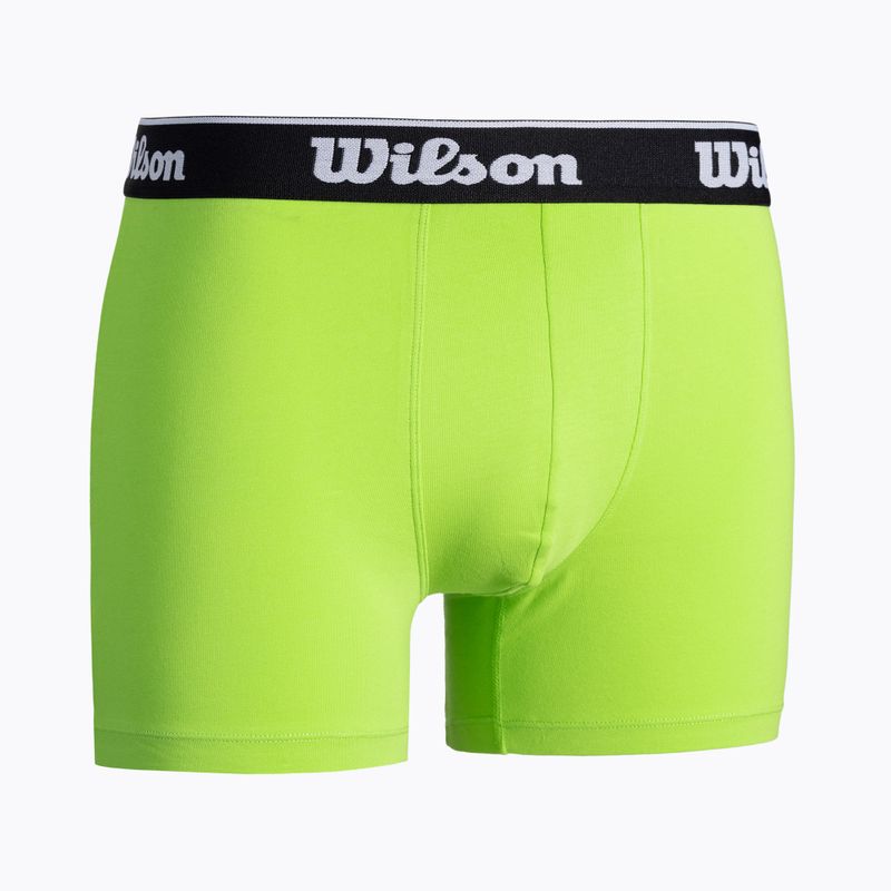Wilson Herren Boxershorts 2er Pack schwarz/grün W875V-270M 7
