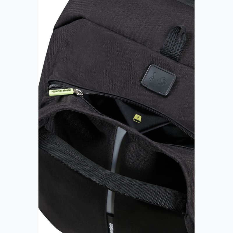 Samsonite Securipack 30 l City Rucksack schwarz Stahl 9