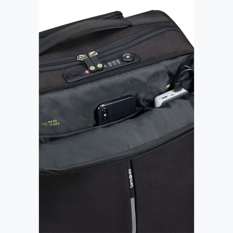 Samsonite Securipack Reisekoffer 39 l schwarzer Stahl 11