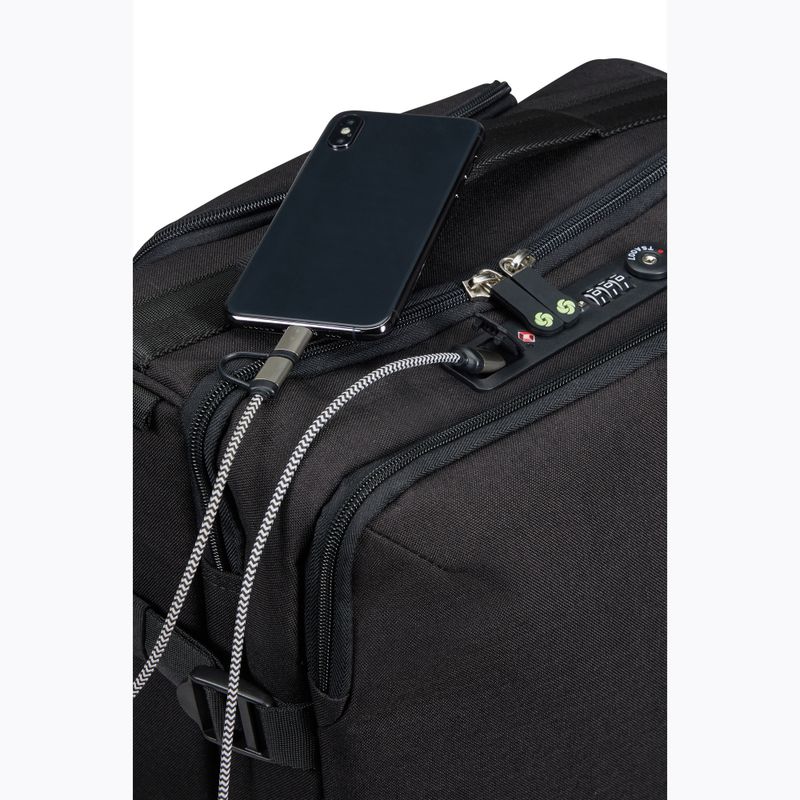 Samsonite Securipack Reisekoffer 39 l schwarzer Stahl 12