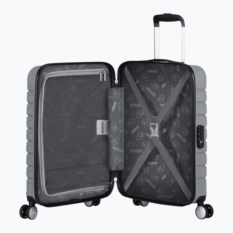 Reisekoffer American Tourister Flashline Spinner 34 l sky silver 4