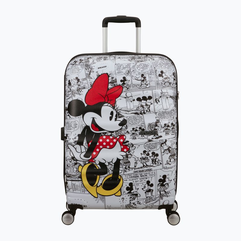 Reisegepäck American Tourister Disney Wavebreaker 64 l  minnie comics white