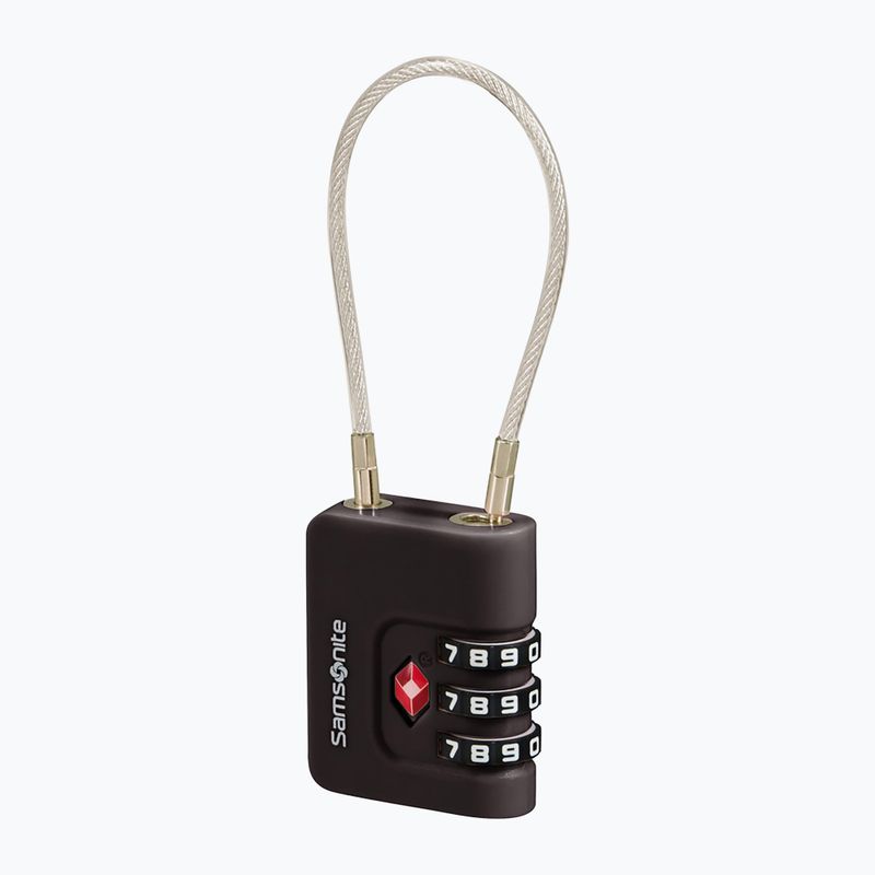 Vorhängeschloss Samsonite Cablelock 3 Dial TSA black 2