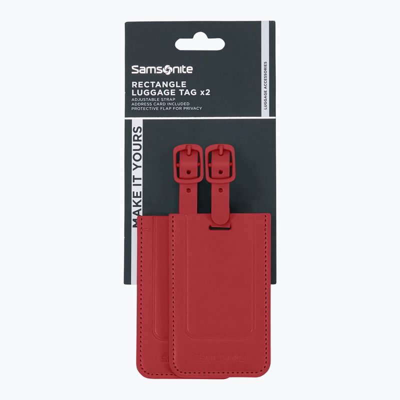 Gepäckanhänger Samsonite Revolution x2 red 3