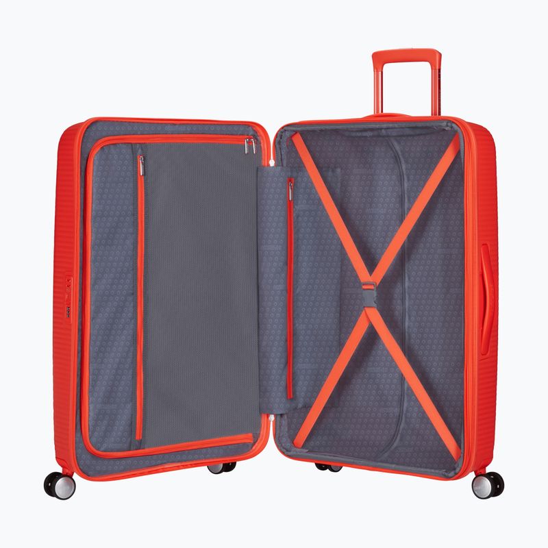 Reisekoffer American Tourister Soundbox 110 l neon orange 4