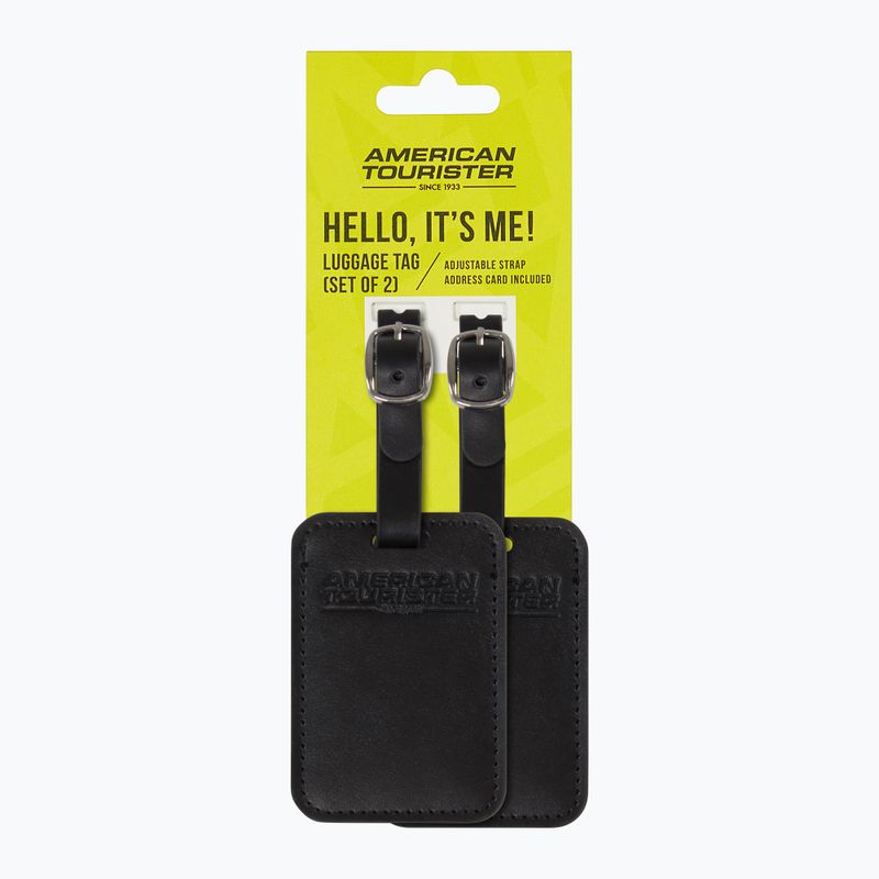 Gepäckanhänger American Tourister Luggage Tag 2 pcs. black 4