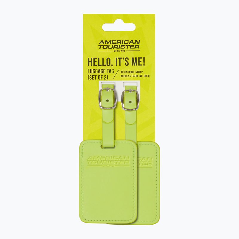 Gepäckanhänger American Tourister Luggage Tag 2 pcs. light lime 4