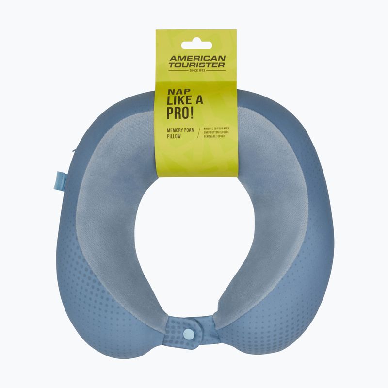 Reisekissen American Tourister Travel Memoryfoam stone blue/blue 4