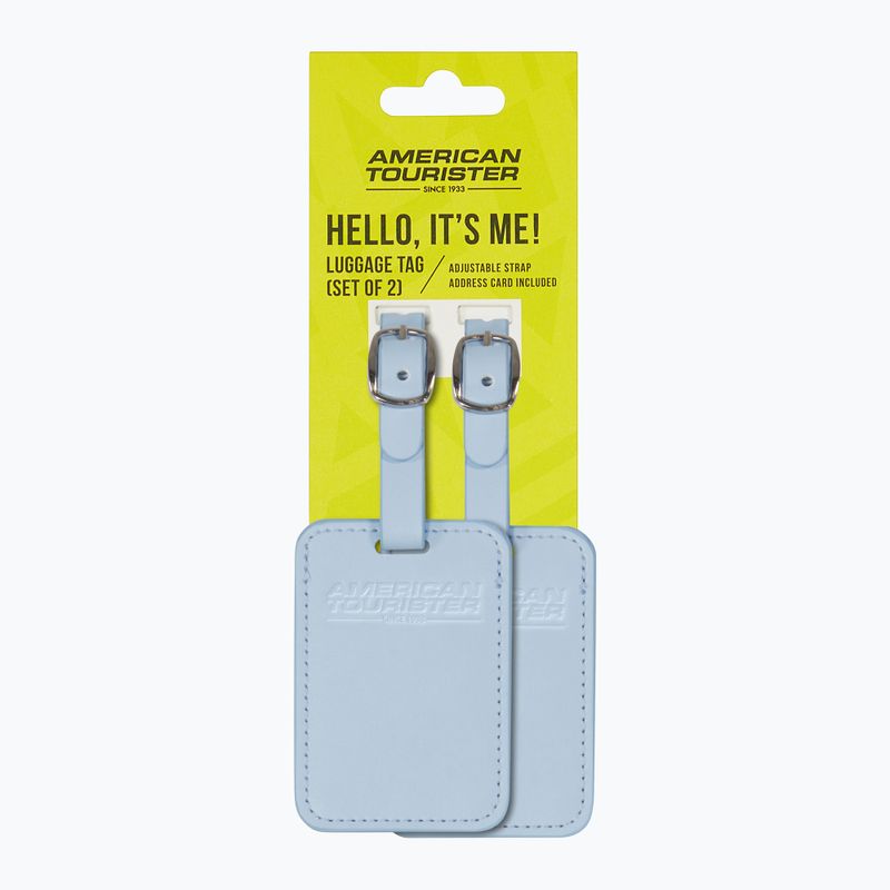 Gepäckanhänger American Tourister Luggage Tag 2 pcs. naptune blue 4