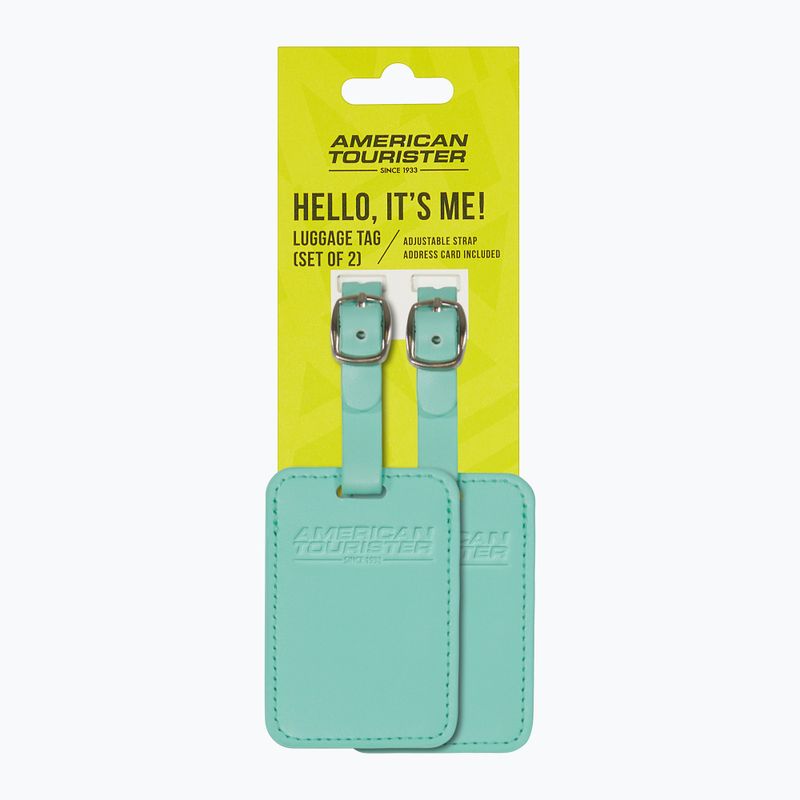 Gepäckanhänger American Tourister Luggage Tag 2 pcs. jelly mint 4