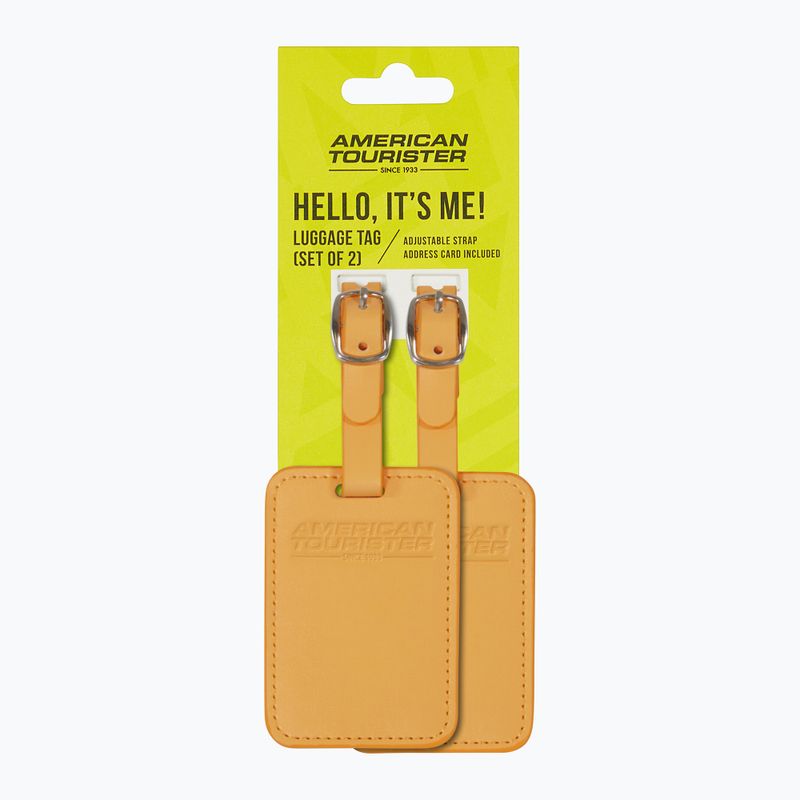 Gepäckanhänger American Tourister Luggage Tag 2 pcs. papaya pop 4