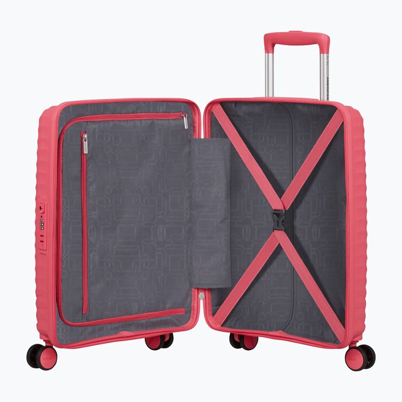 Reisekoffer American Tourister Diablast Spinner 35 l pink glitch 6