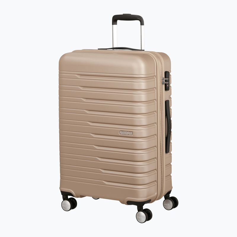 Reisekoffer American Tourister Flashline Spinner 67 75 l ivory gold 2