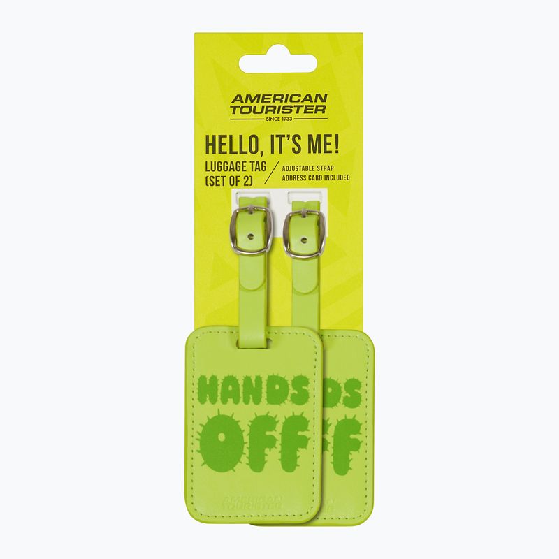 Gepäckanhänger American Tourister Luggage Tag Print 2 pcs. jands off 4