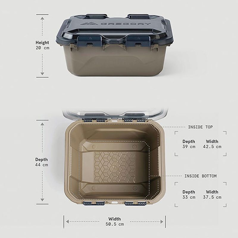 Aufbewahrungsbox Gregory Alpaca Gear Box 25 l Schieferblau 3