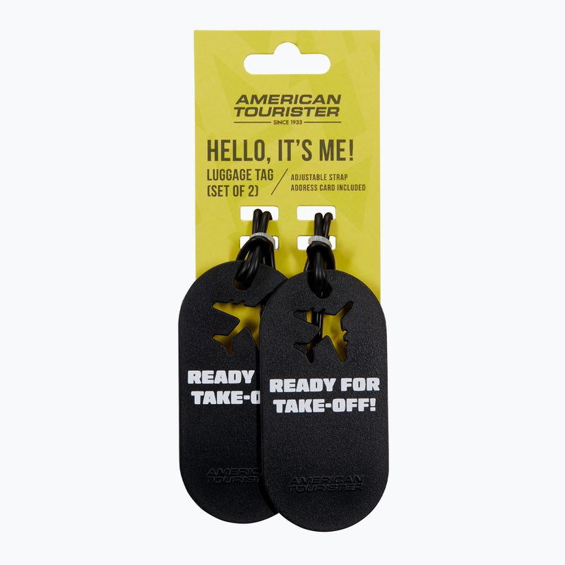 Gepäckanhänger American Tourister Luggage Tag Fun 2 pcs. ready for take off 4