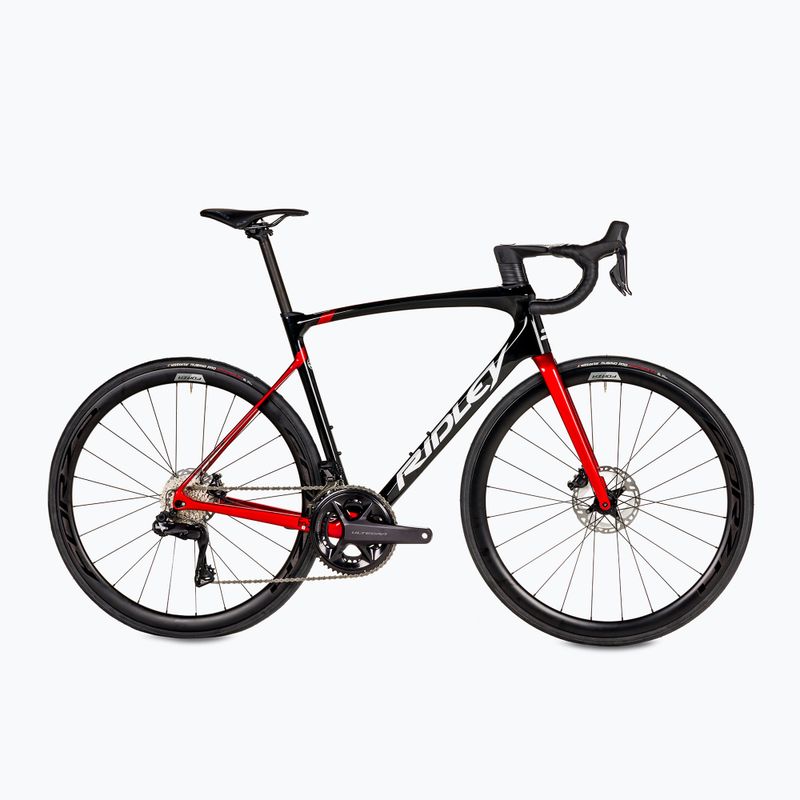 Ridley Fenix SLiC Ultegra DI2 FSD30As Rennrad schwarz/rot SBIFSDRID659