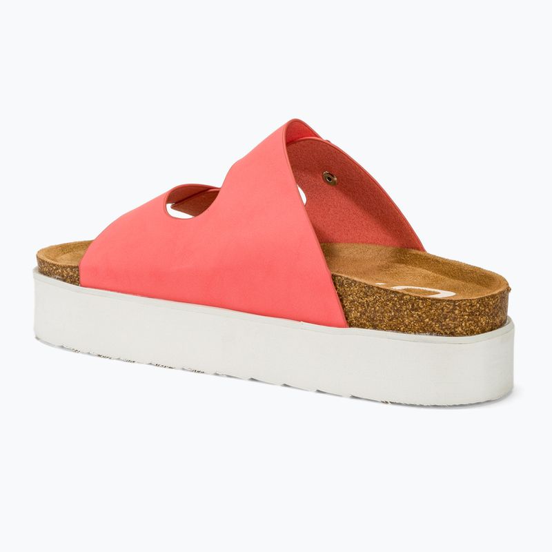 Slides Schlappen  Damen O'Neill Platform Low brighr coral 3