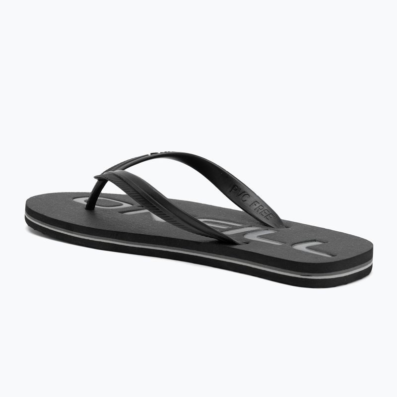 Herren O'Neill Profile Logo Sandalen schwarz 3