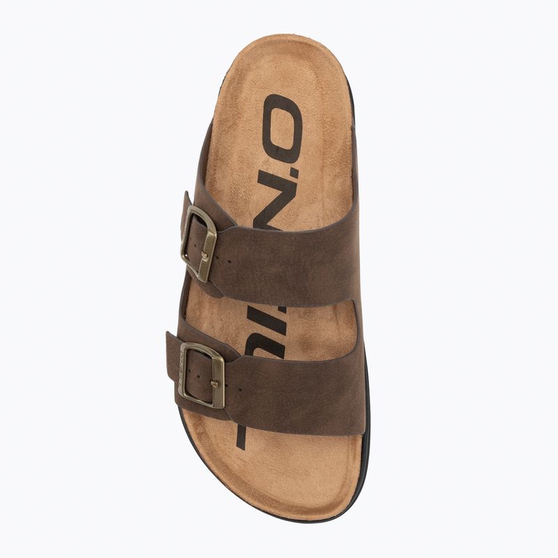 Herren O'Neill Vince Slider Low Kaffeebohnen-Flipflops 5