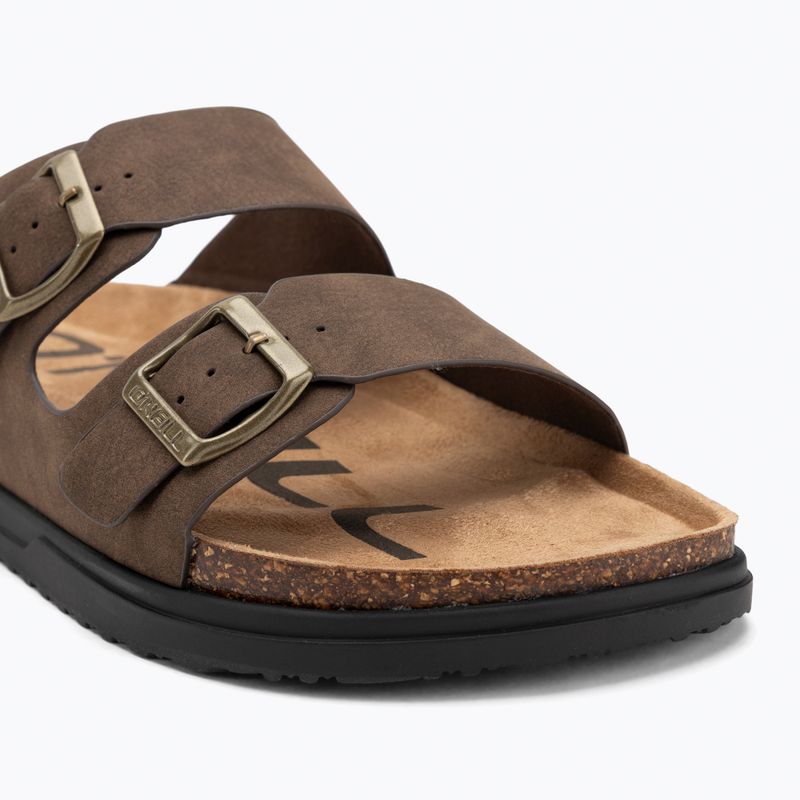 Herren O'Neill Vince Slider Low Kaffeebohnen-Flipflops 7