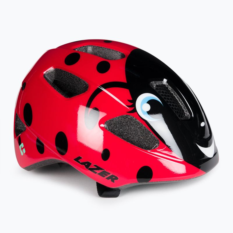 Lazer Pnut KC Kinder Fahrradhelm rot/schwarz BLC2227891162