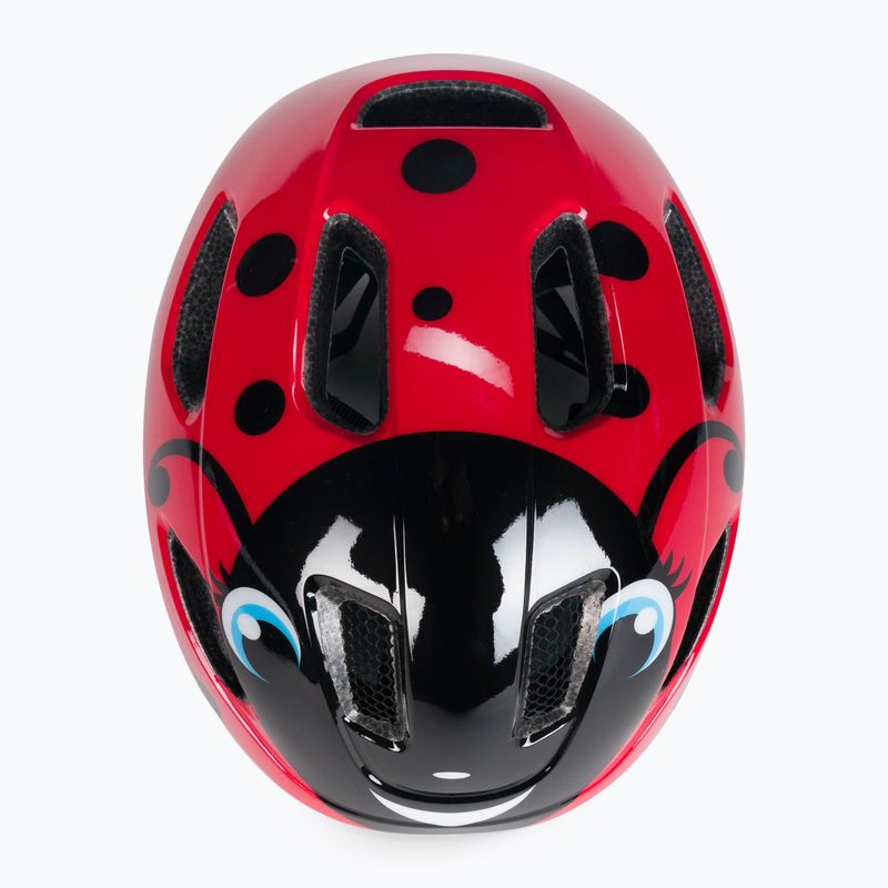 Lazer Pnut KC Kinder Fahrradhelm rot/schwarz BLC2227891162 6