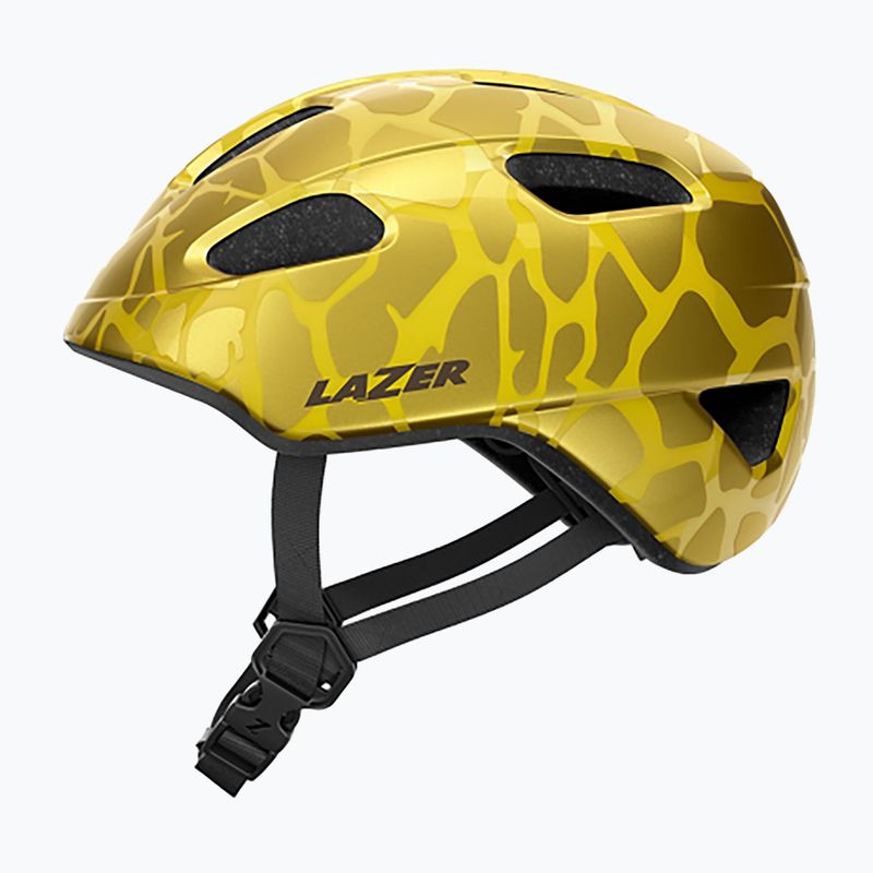 Kinderfahrradhelm Lazer Pnut KC goldene Giraffe 2