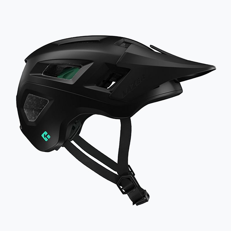 Lazer Coyote KinetiCore mattschwarzer Fahrradhelm