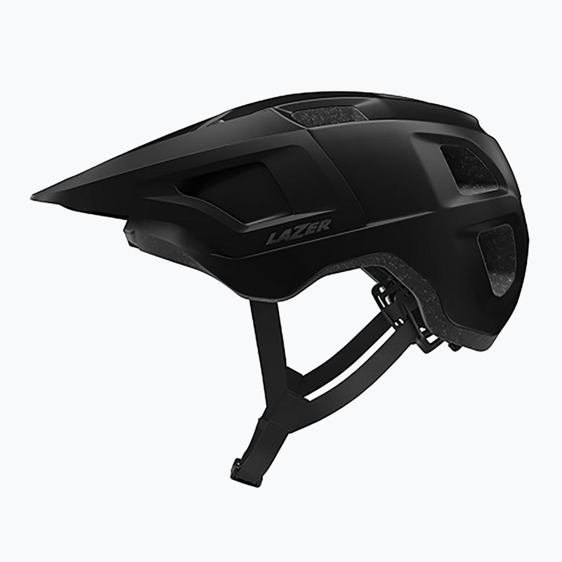 Lazer Lupo KinetiCore mattschwarzer Fahrradhelm 2