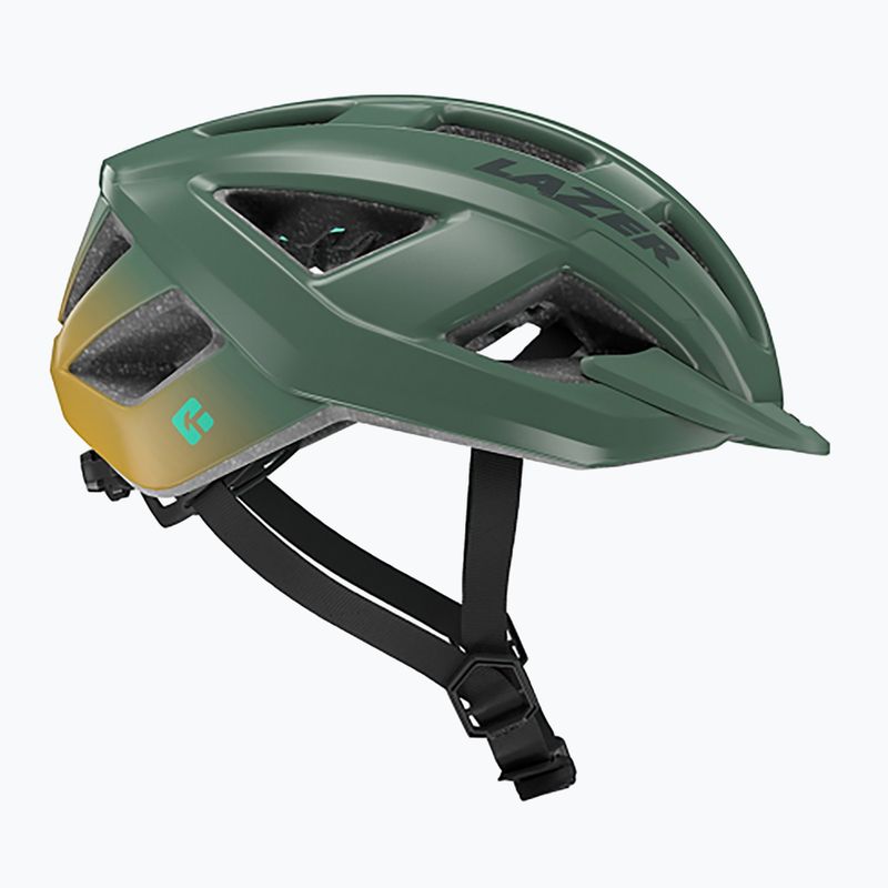 Lazer Cerro KinetiCore Fahrradhelm rauchgrün