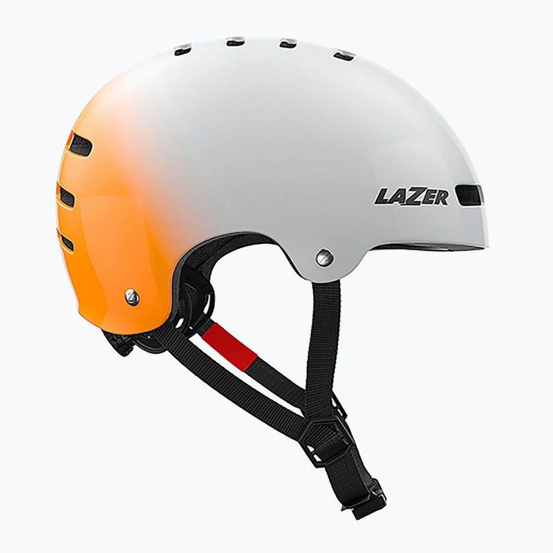 Lazer One+ Fahrradhelm silber/orange