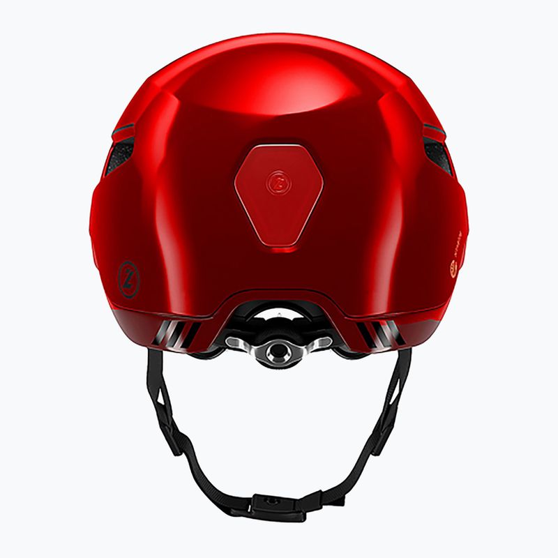 Lazer Urbanize NTA + Led Fahrradhelm metallisch rot 4