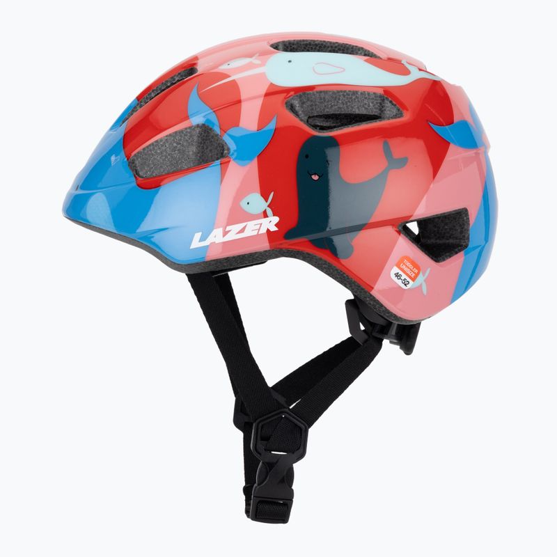 Kinder-Fahrradhelm Lazer Pnut 2.0 KinetiCore ocean life 3