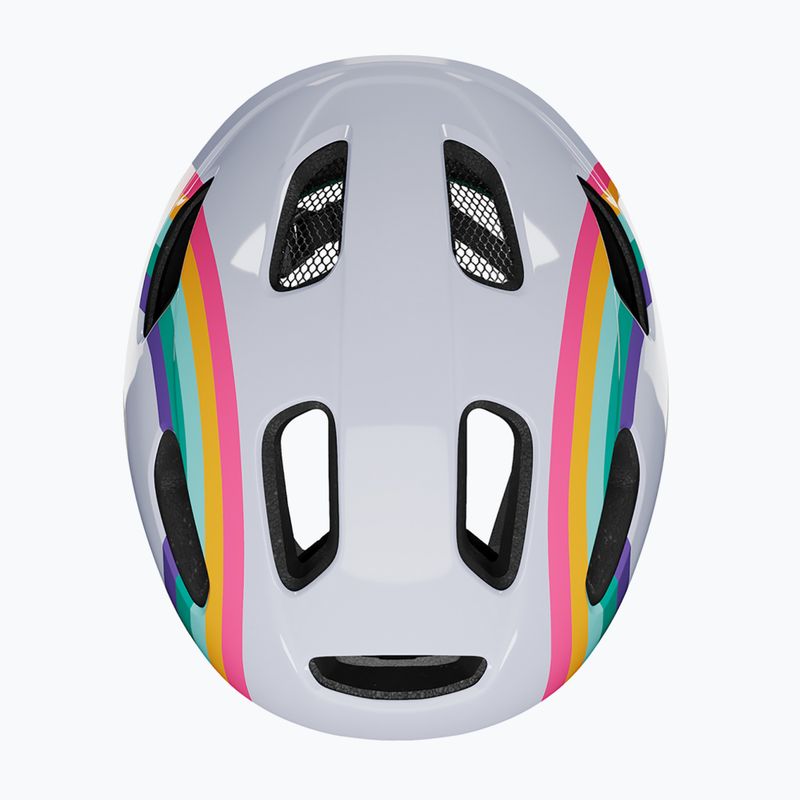 Lazer Pnut 2.0 KinetiCore Regenbogen Fahrradhelm für Kinder 6