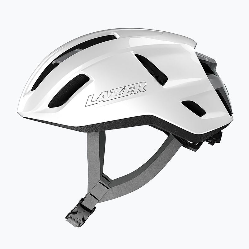 Fahrradhelm Lazer Sphere KinetiCore white/silver 2
