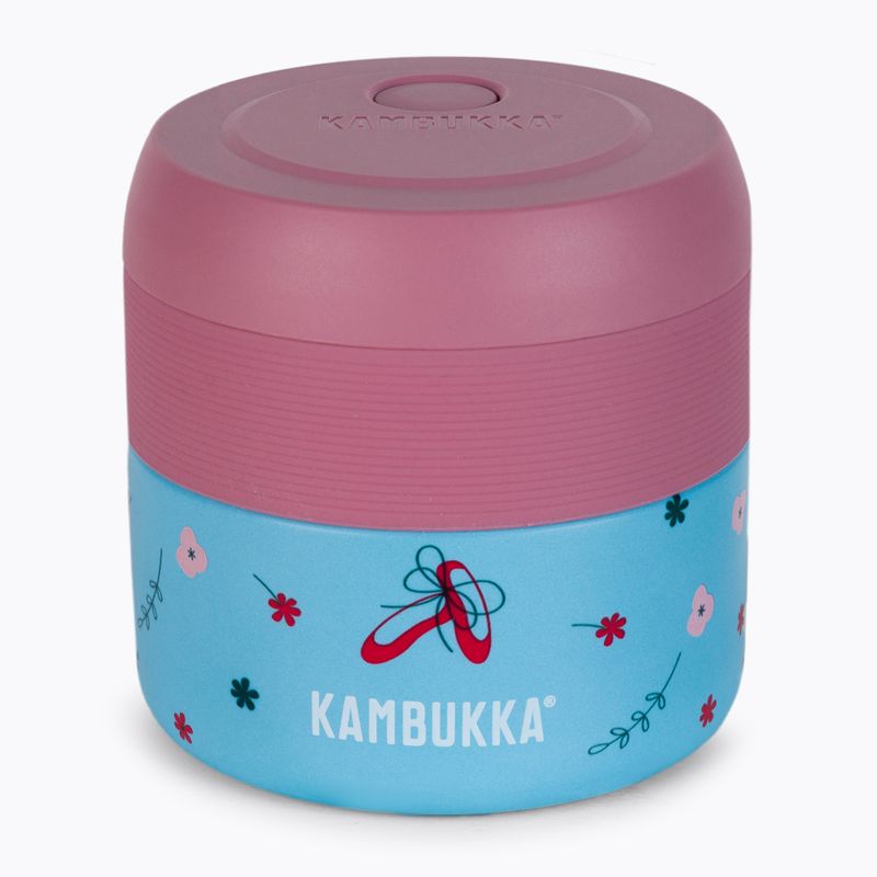 Kambukka Bora Mittagessen Thermoskanne blau und rosa 400 ml 11-06002 2