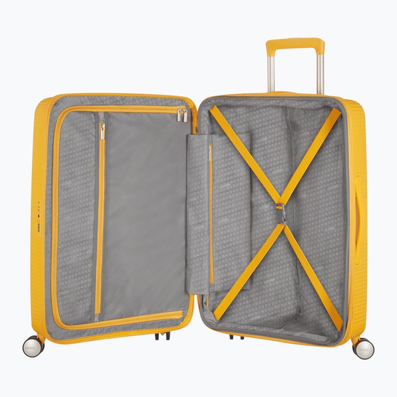 Reisekoffer American Tourister Soundbox 77 110 l golden yellow 5