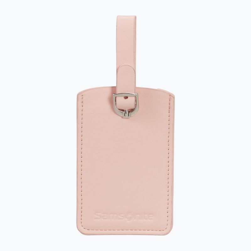 Samsonite Rectangle Luggage Tag X2 blassrosa