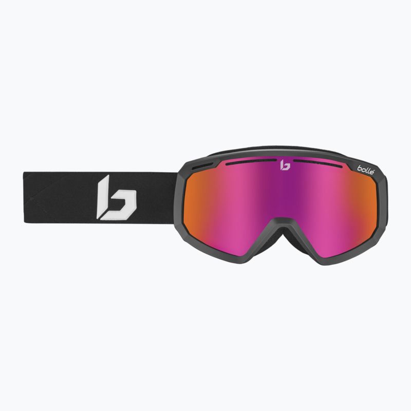 Skibrille Bollé Y7 OTG black matte/volt ruby 2