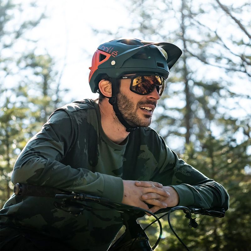 Sonnenbrille Bollé Chronoshield black matte/phantom brown red photochromic 5