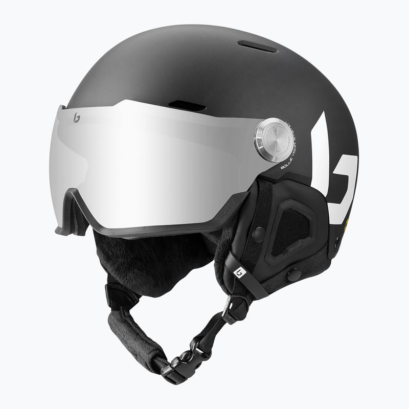 Skihelm Bollé Might Visor schwarz-matt