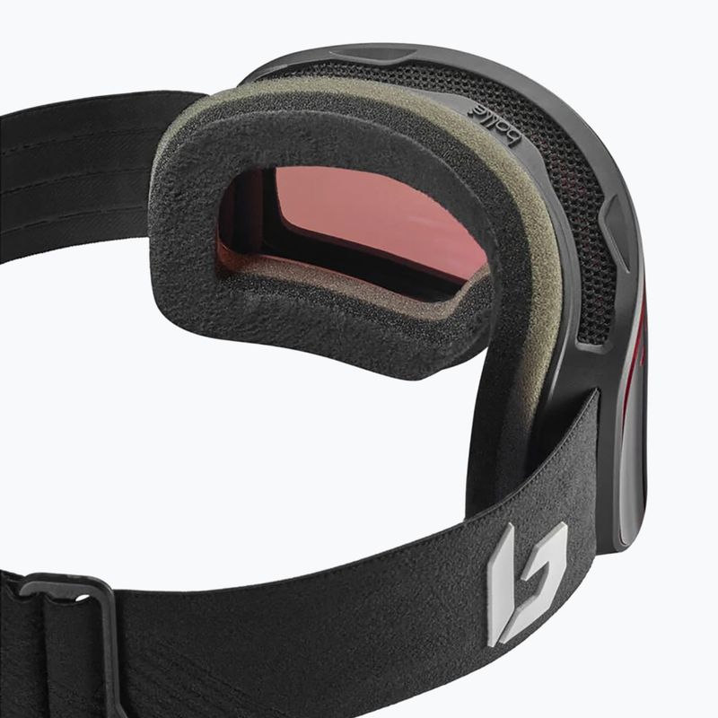 Skibrille Bollé Nevada Small black corp matte/vermillon gun 2